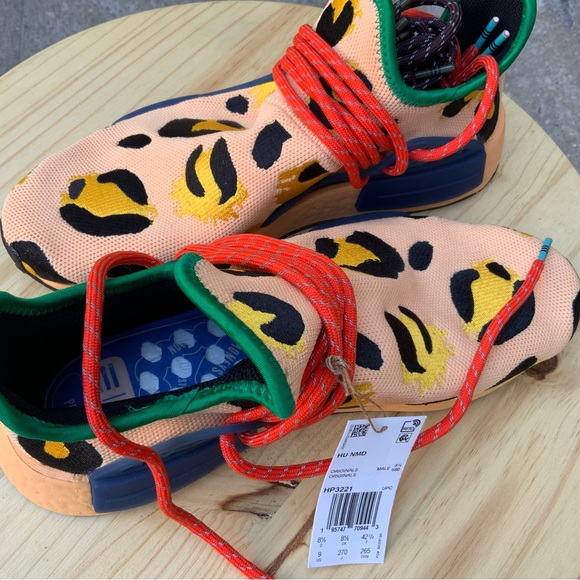 Men’s Adidas HU NMD ANIMAL PRINT AMBER size -M9/w10.5 - Picture 3 of 6
